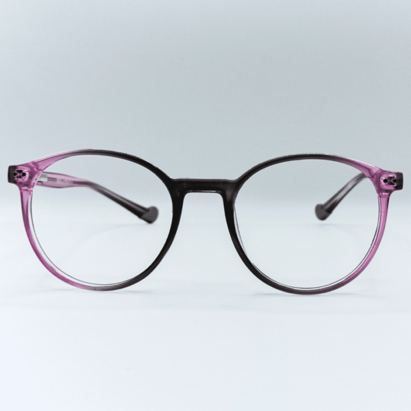 Gafas Redondas de Pasta Rosadas - Imagen 2